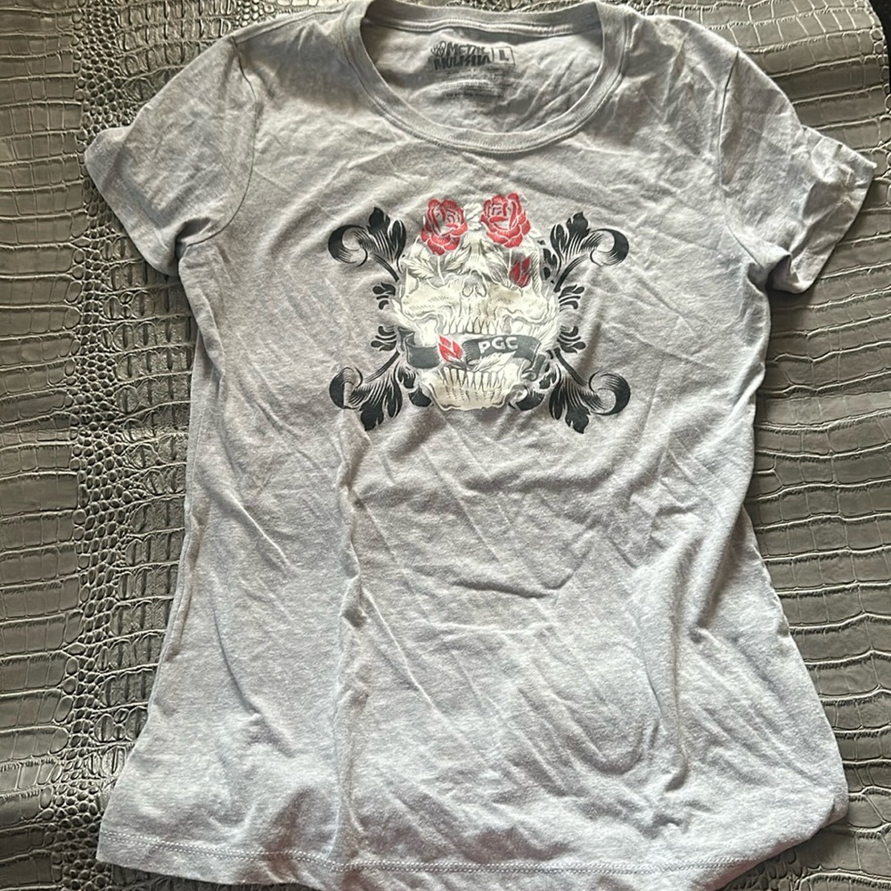 Metal mulisha skull shirt put